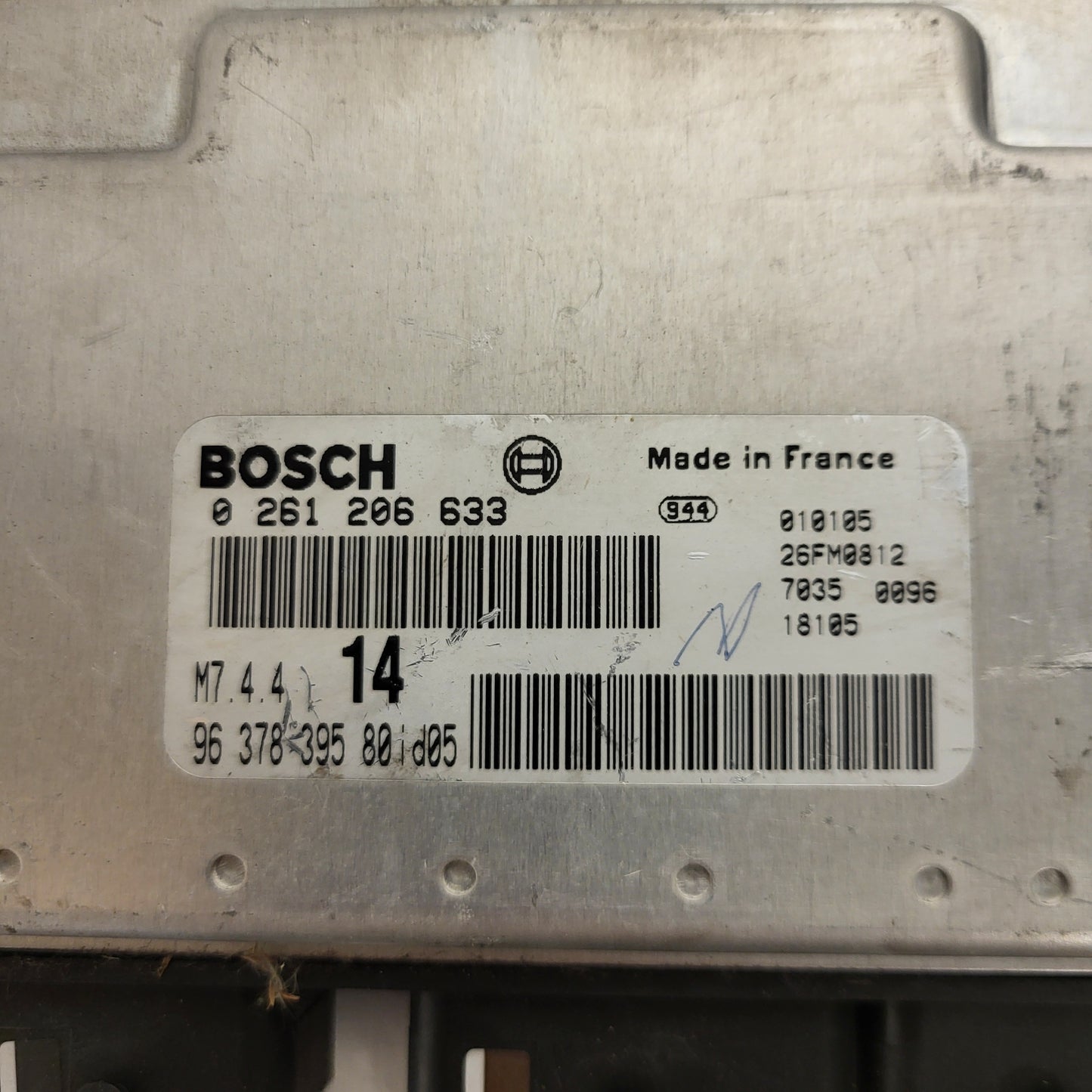 Citroen Xsara Picasso ECU 1.6 / 0261206633 / 9653492280 / M7.4.4 / BOSCH