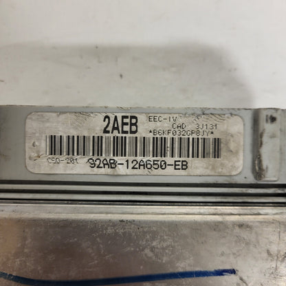 Ford Focus ECU / 92AB-12A650-EB / 2AEB / EEC-IV / CSD-201
