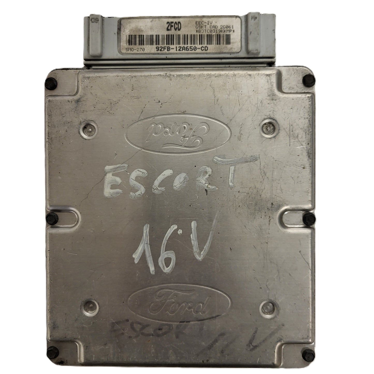 Ford Escort ECU / 92FB-12A650-CD / 2FCD / SMO-270 / EEC-IV