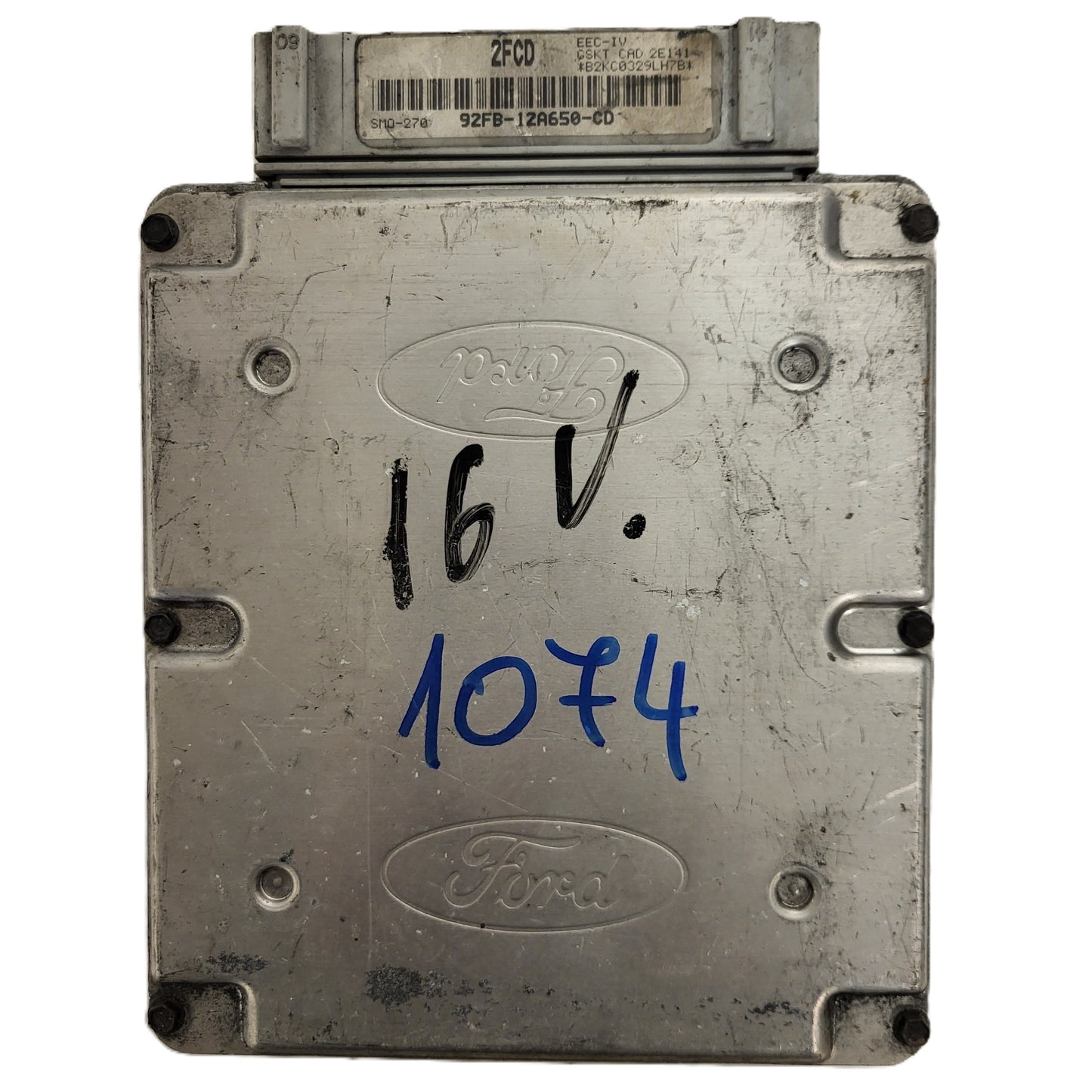 Ford Escort ECU / 92FB-12A650-CD / 2FCD / SMO-270 / EEC-IV