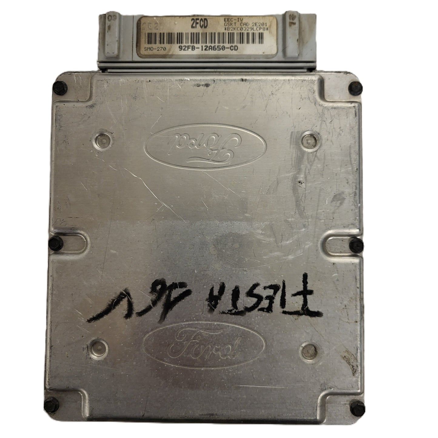Ford Escort ECU / 92FB-12A650-CD / 2FCD / SMO-270 / EEC-IV