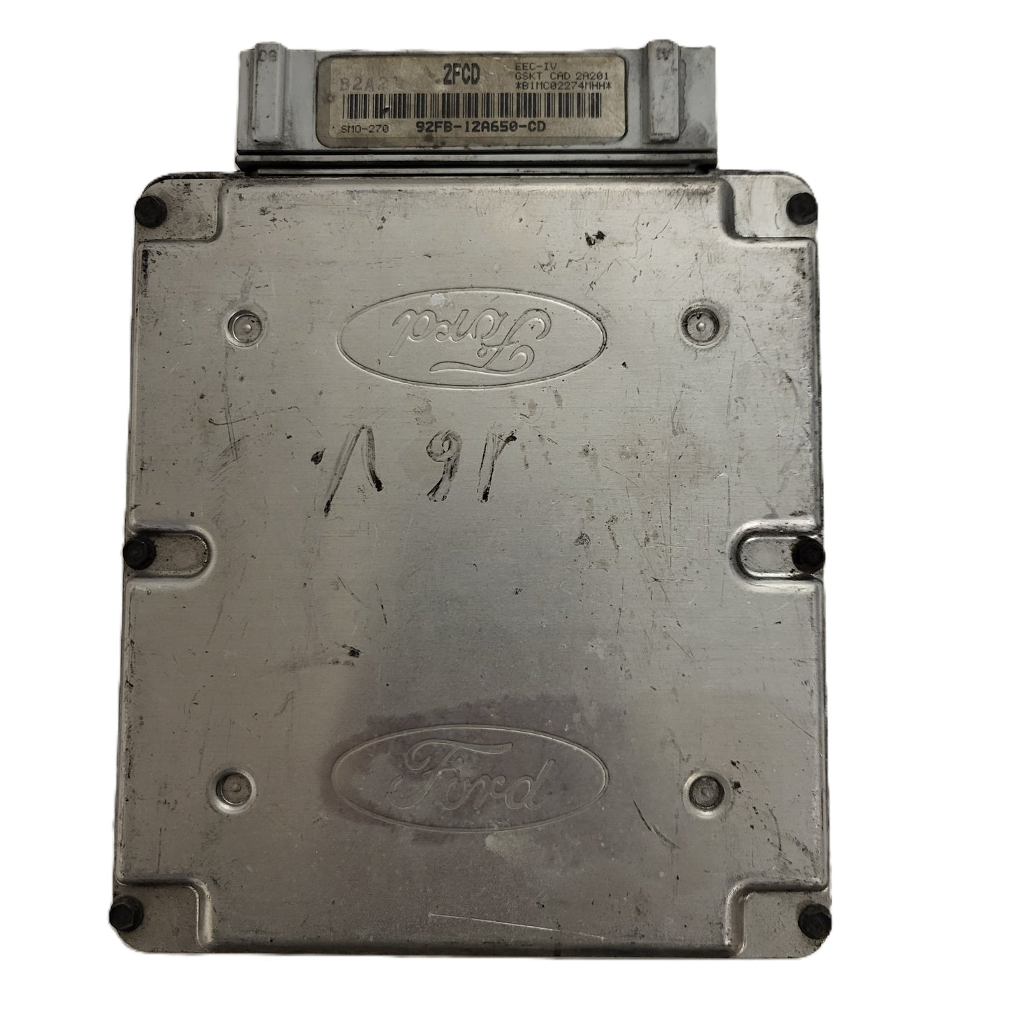 Ford Escort ECU / 92FB-12A650-CD / 2FCD / SMO-270 / EEC-IV