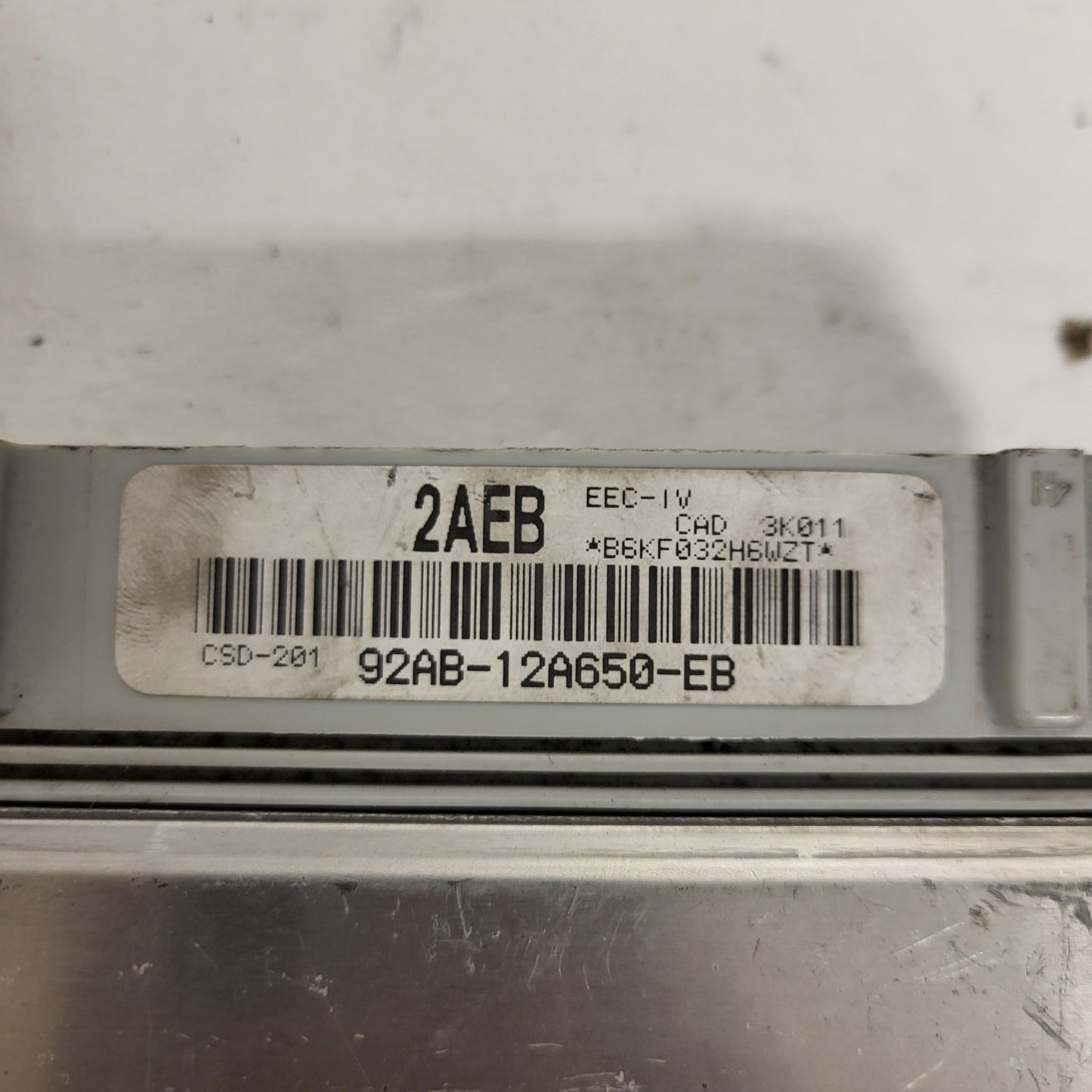Ford Focus ECU / 92AB-12A650-EB / 2AEB / EEC-IV / CSD-201
