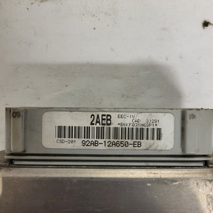 Ford Focus ECU / 92AB-12A650-EB / 2AEB / EEC-IV / CSD-201