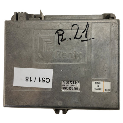 RENAULT 21 ECU / 7700733848 / 7700731803 / S100805101B / S100805101