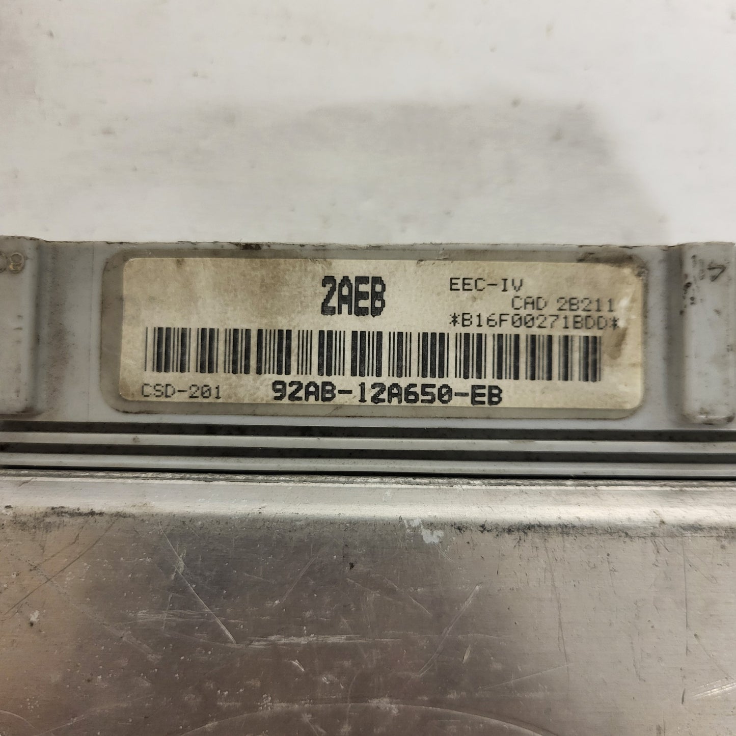 Ford Focus ECU / 92AB-12A650-EB / 2AEB / EEC-IV / CSD-201