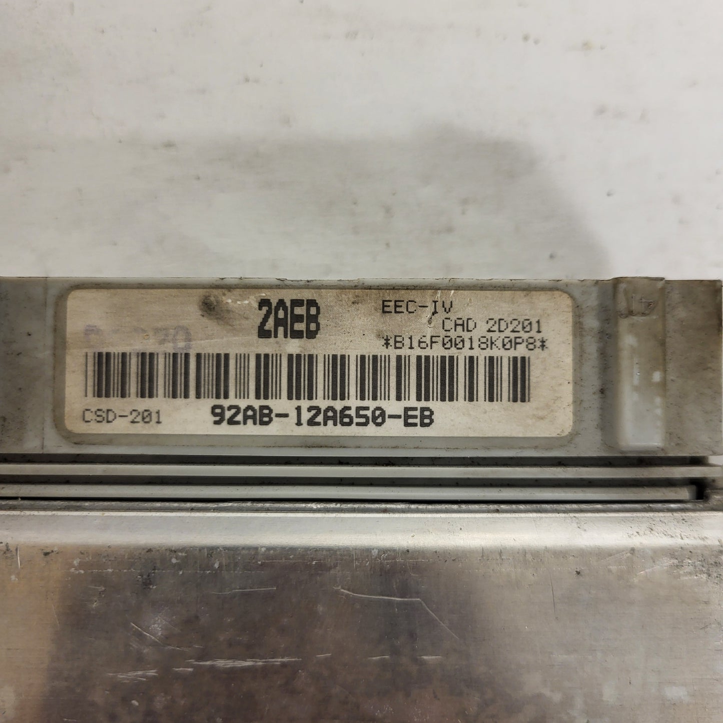 Ford Focus ECU / 92AB-12A650-EB / 2AEB / EEC-IV / CSD-201