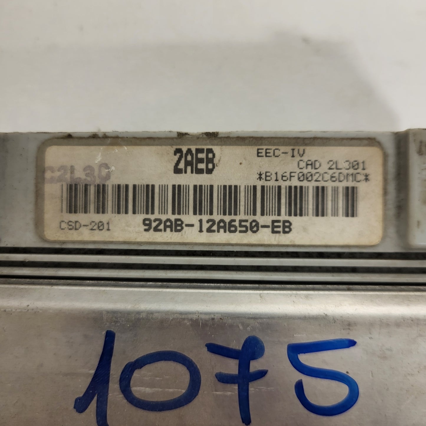 Ford Focus ECU / 92AB-12A650-EB / 2AEB / EEC-IV / CSD-201