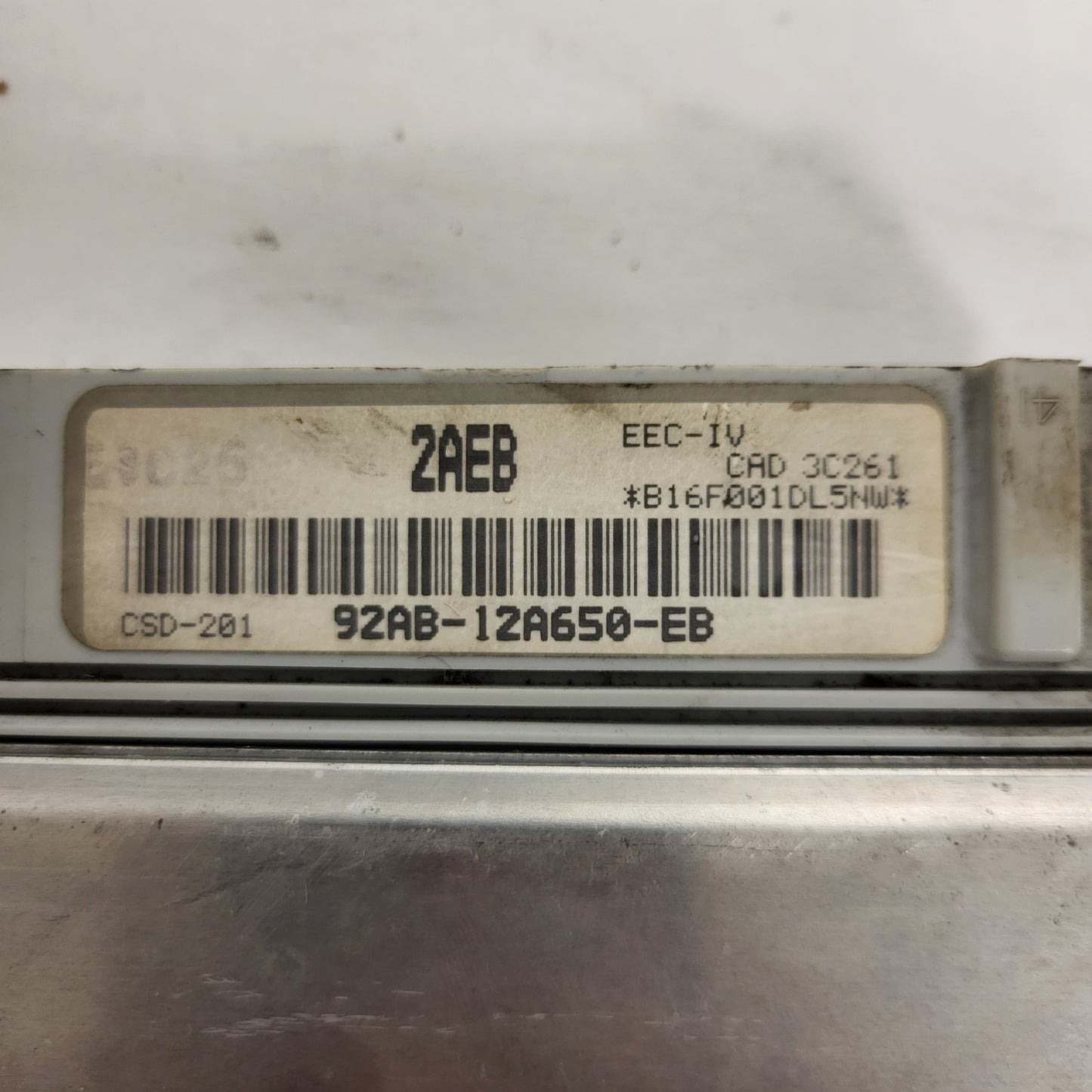 Ford Focus ECU / 92AB-12A650-EB / 2AEB / EEC-IV / CSD-201