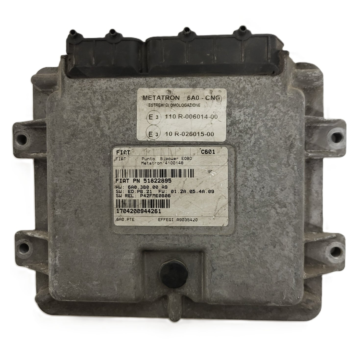 FIAT PUNTO 2 188 1.2 ECU / 51822895 / 4100148 / 6A03B000A9 / C601