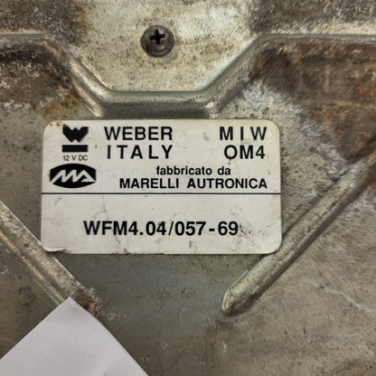 FIAT REGATA ECU / WFM4.04/057-69 / MIW OM4 / WFM40405769 / WEBER ITALY