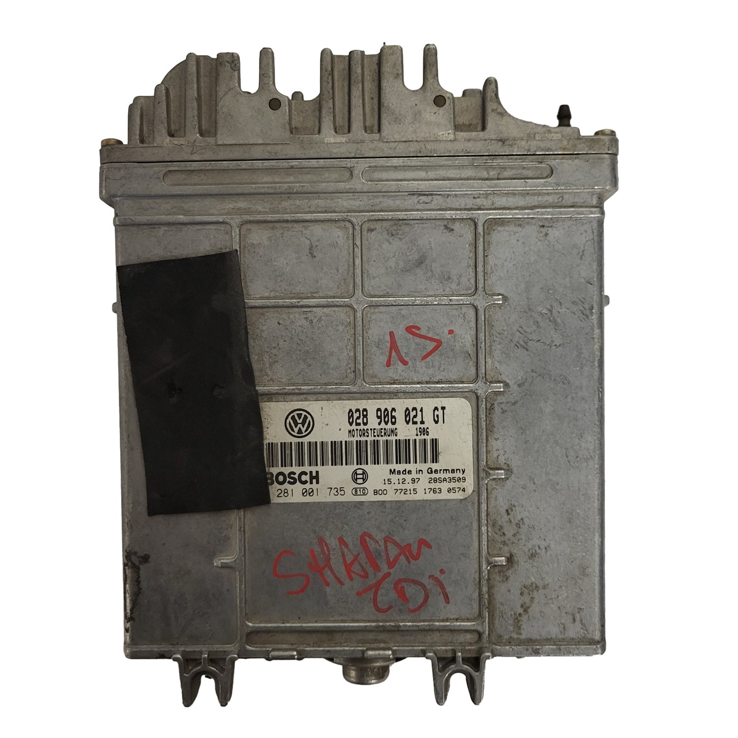 VW SHARAN 1.9 TDI ECU / 028906021GT / 0281001735 / BOSCH