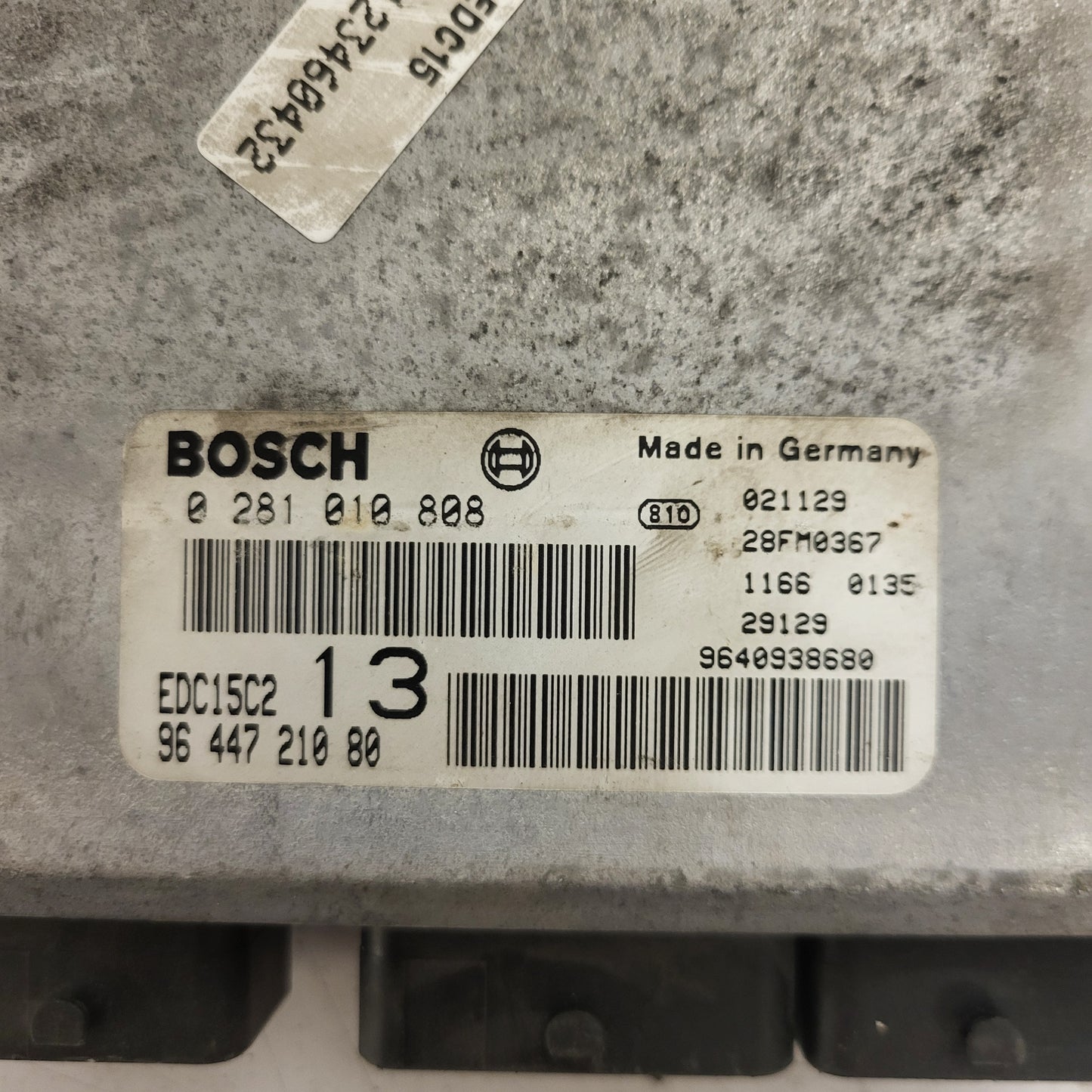 CITREON C5 ECU / 0281010808 / 9644721080 / EDC15C2 / BOSCH