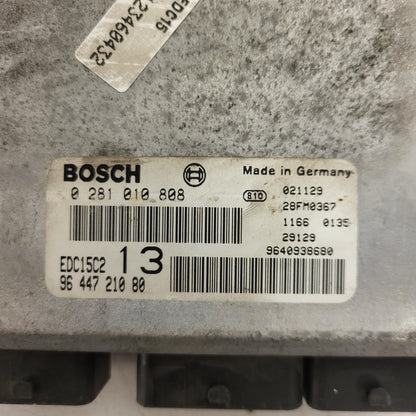 CITREON C5 ECU / 0281010808 / 9644721080 / EDC15C2 / BOSCH
