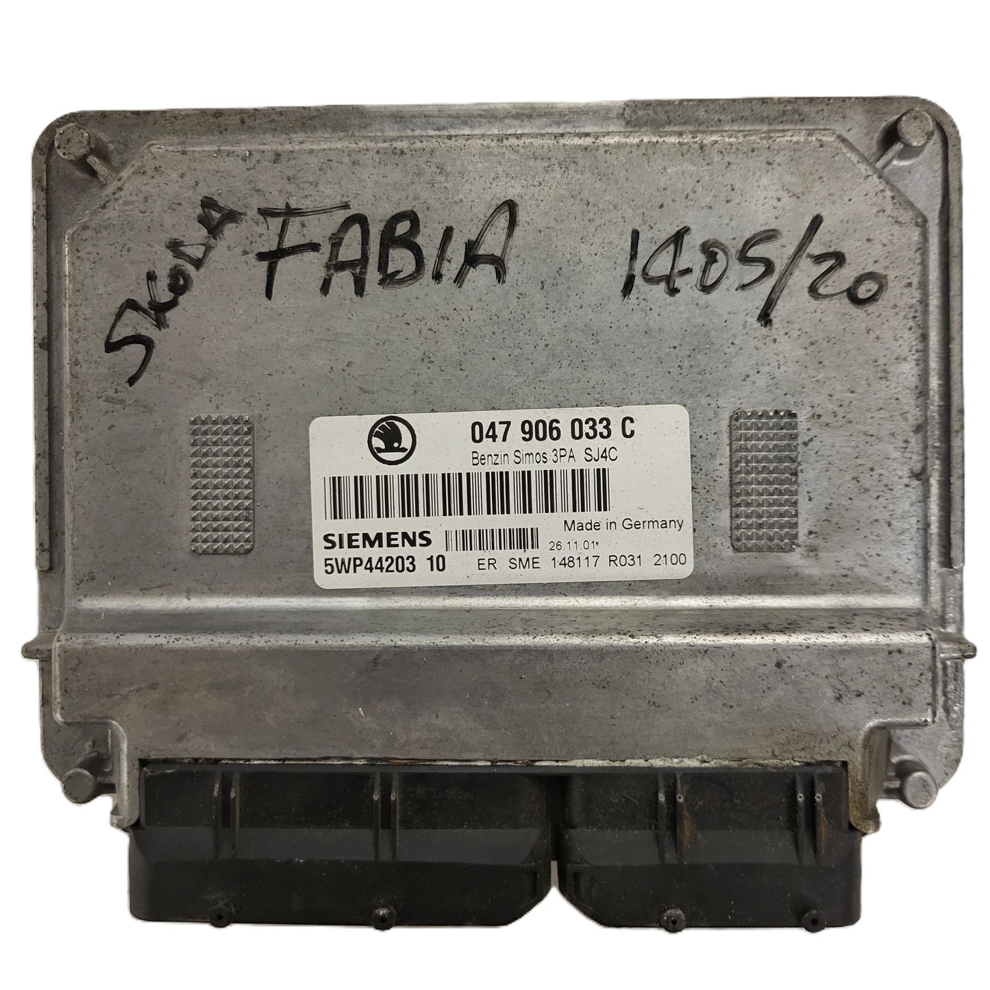 ŠKODA FABIA ECU / 047906033C / 5WP44199 07 / SIMOS 3PA / SIEMENS