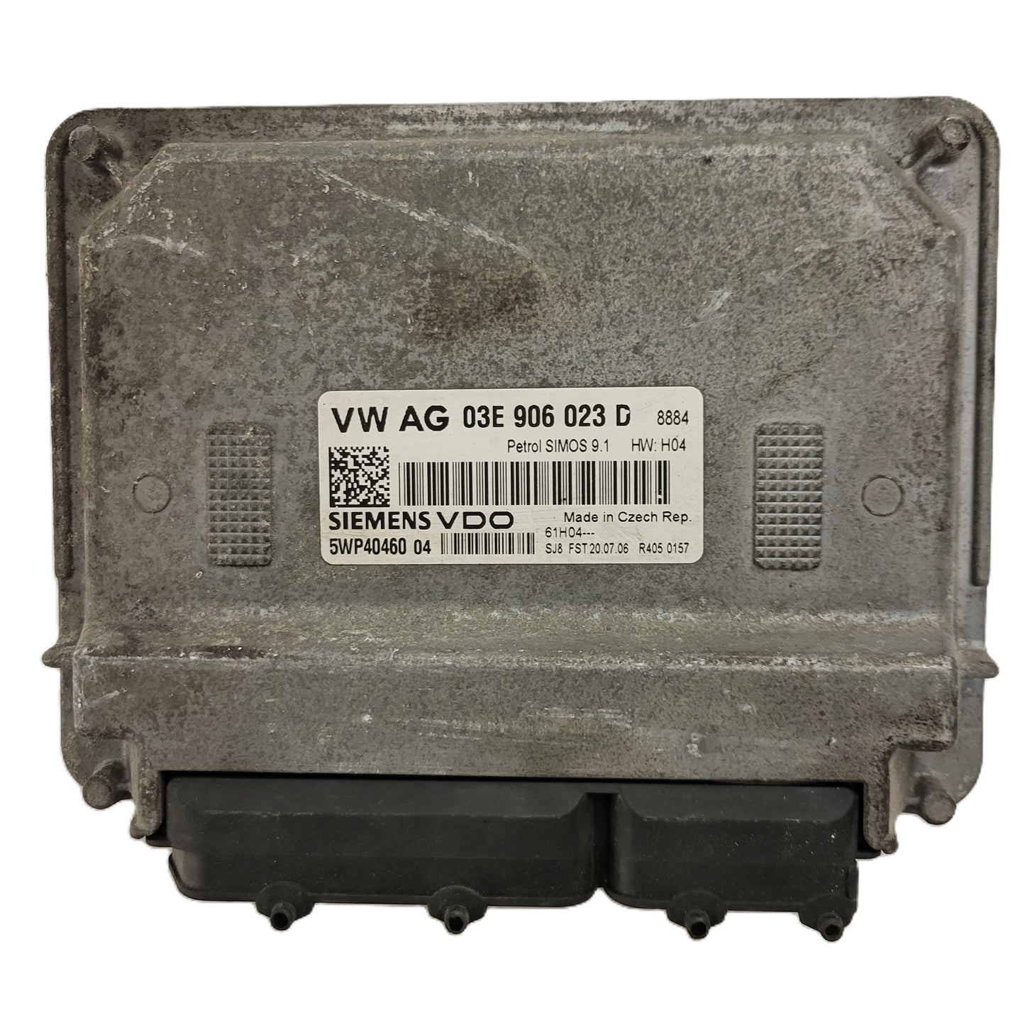 VW SEAT ŠKODA ECU / 03E906023D / 5WP40460 04 / SIMOS 9.1 / SIEMENS