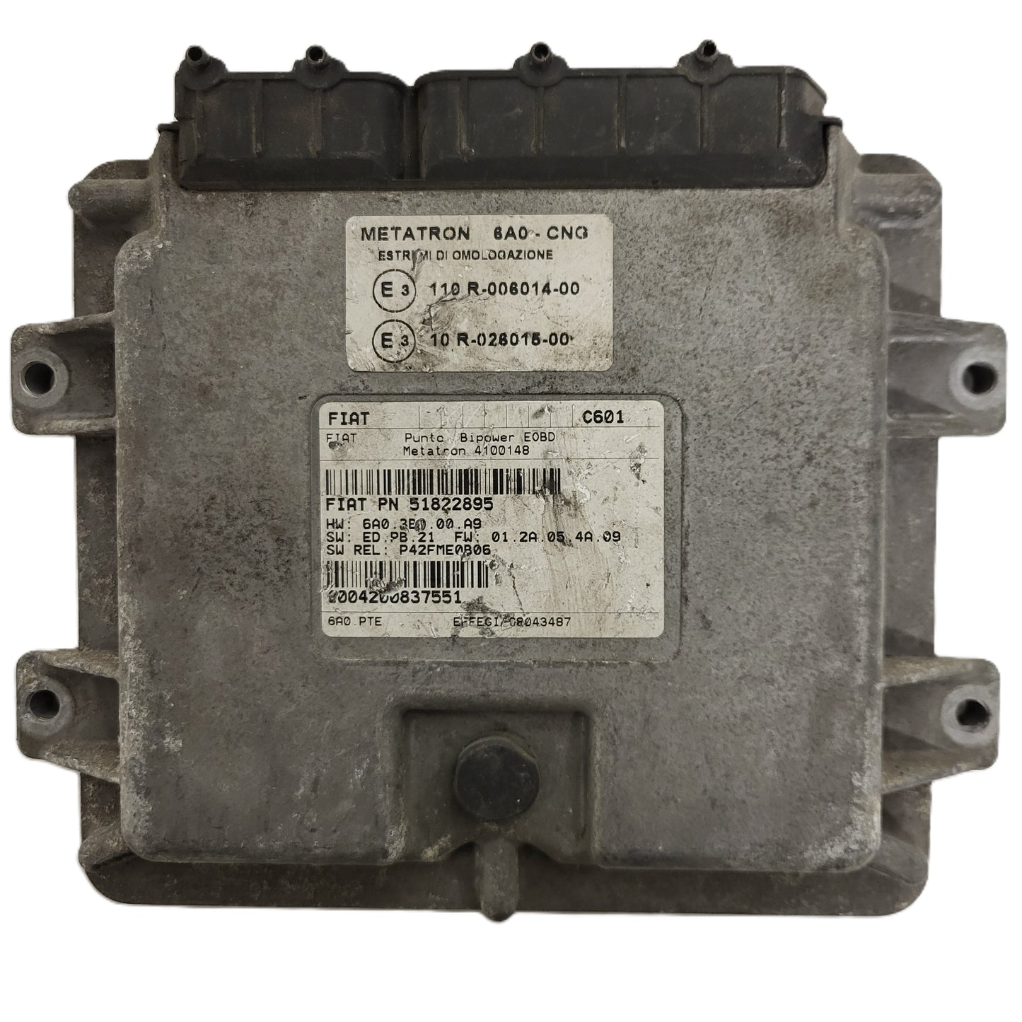 FIAT PUNTO 2 188 1.2 ECU / 51822895 / 4100148 / 6A03B000A9 / C601