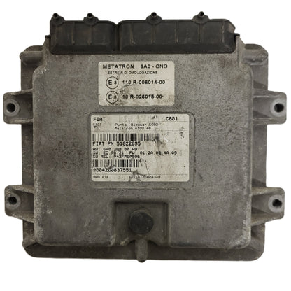 FIAT PUNTO 2 188 1.2 ECU / 51822895 / 4100148 / 6A03B000A9 / C601