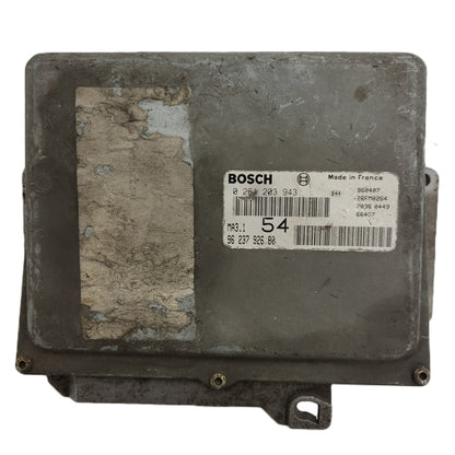 Peugeot 106 Citroen Saxo AX ECU / 0261203943 / 9623792680 / MA3.1 / BOSCH