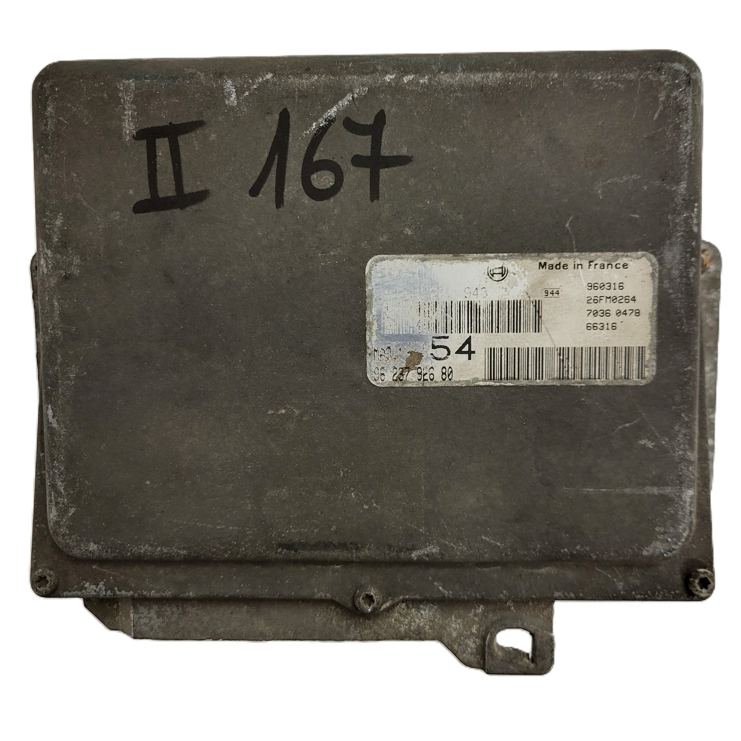 Peugeot 106 Citroen Saxo AX ECU / 0261203943 / 9623792680 / MA3.1 / BOSCH