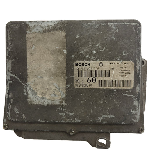 Peugeot 106 Citroen Saxo 1.1 ECU / 0261203736 / 96203998980 / MA3.1 / BOSCH