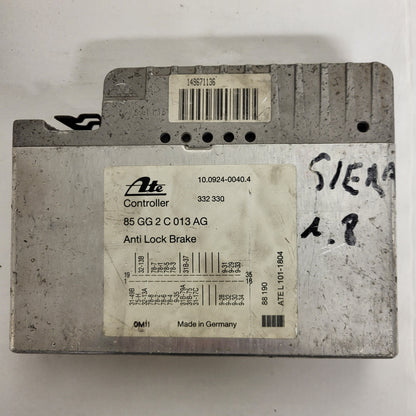 FORD SIERRA 1.8 2.0 CENTRALINA ABS ECU ATE 85GG2C013AG / 10.0924.0040.4 / 352330