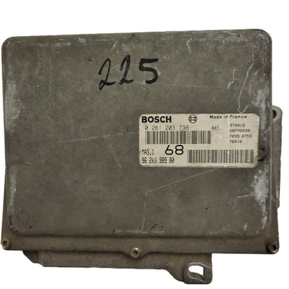 Peugeot 106 Citroen Saxo 1.1 ECU / 0261203736 / 96203998980 / MA3.1 / BOSCH