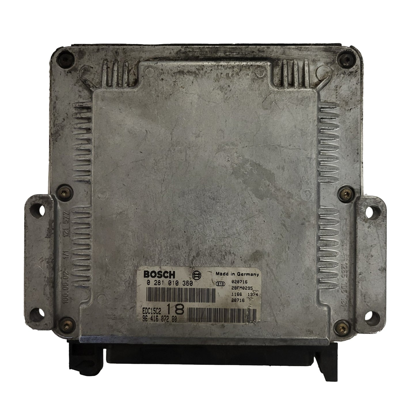 PEUGEOT CITROEN ECU / 0281010360 / 9641607280 / EDC15C2 / BOSCH
