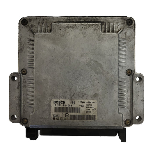 PEUGEOT CITROEN ECU / 0281010360 / 9641607280 / EDC15C2 / BOSCH