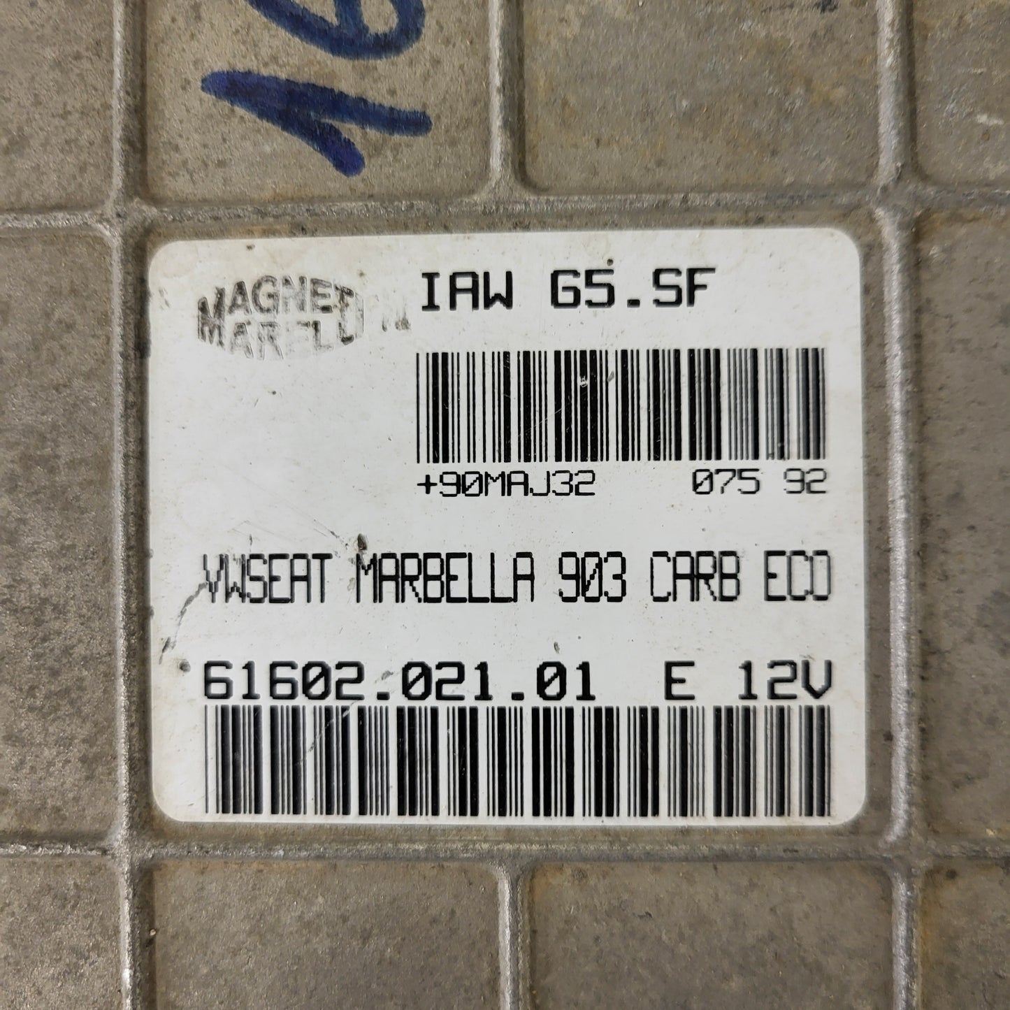 SEAT MARBELLA ECU / IAW G5.SF / 616602.021.01 / MAGNETI MARELLI