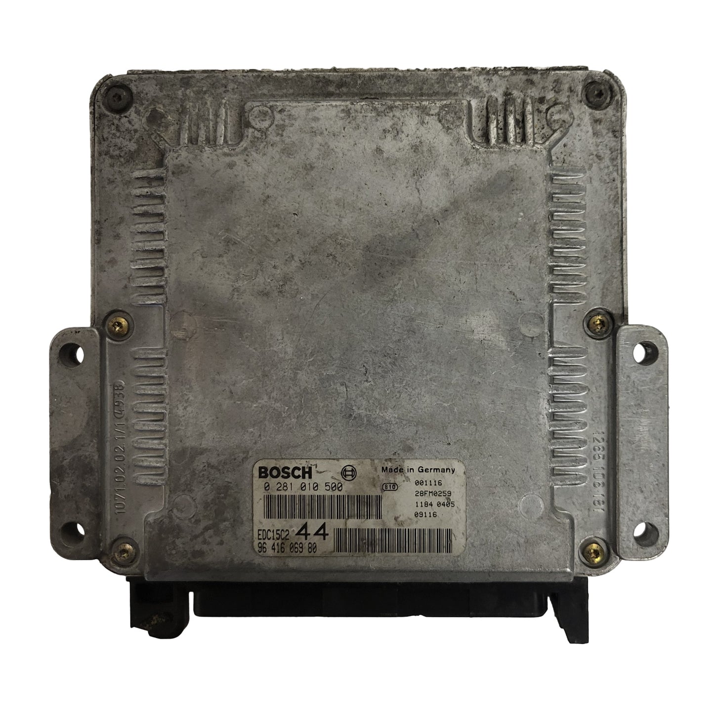 PEUGEOT 206 HDI ECU / 0281010500 / 9641606980 / EDC15C2 / BOSCH