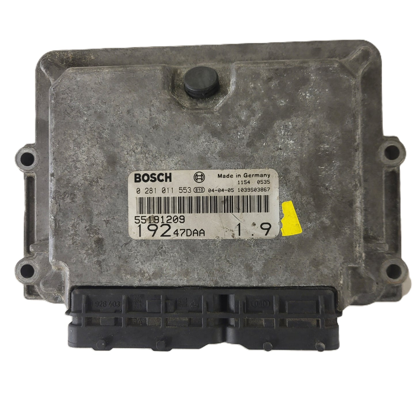 FIAT STILO 1.9 JTD ECU / 0281011553 / 55191209 / 19247DAA / BOSCH