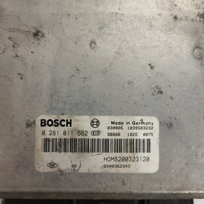 RENAULT KANGOO ECU / 0281011562 / HOM8200323120 / 8200362943 / BOSCH