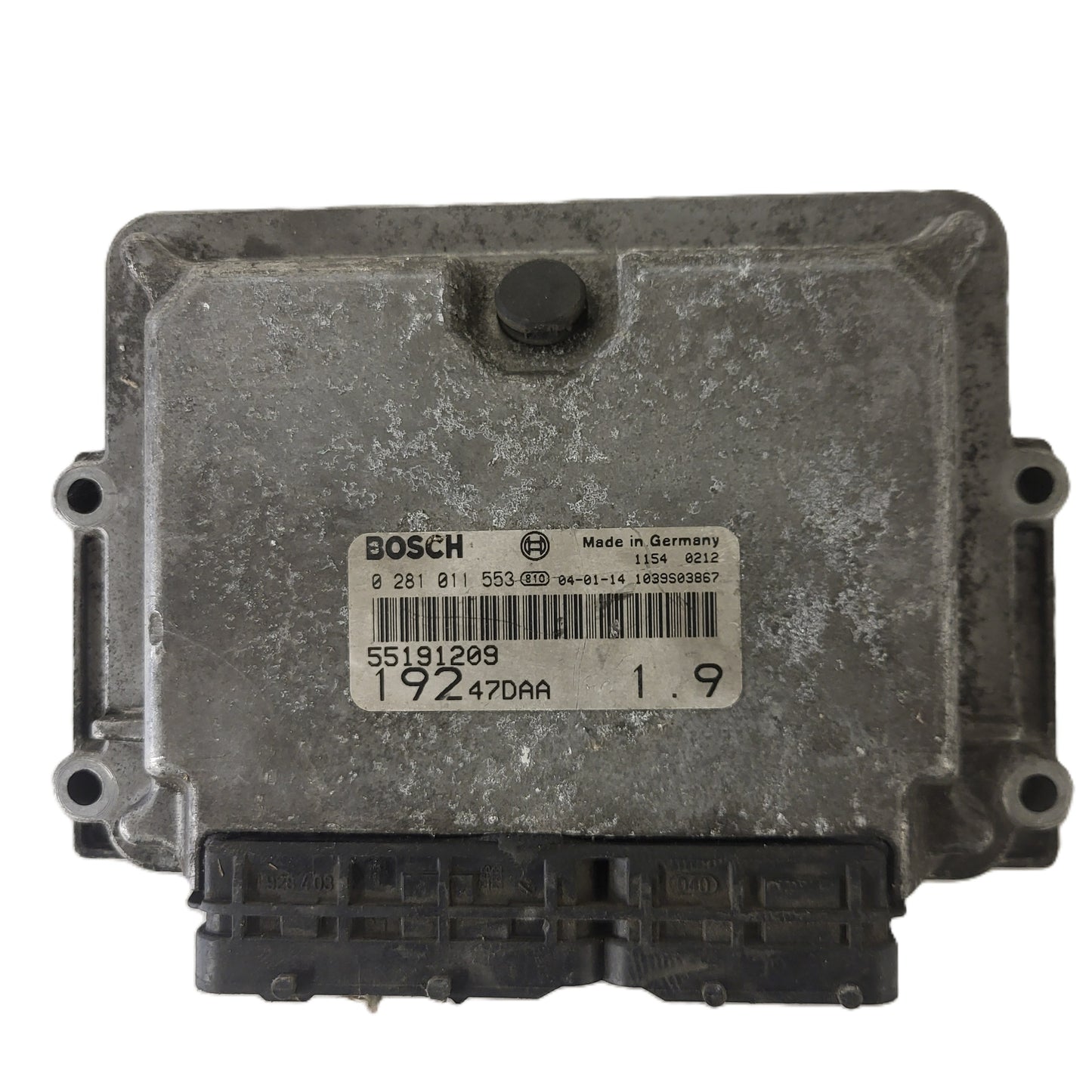FIAT STILO 1.9 JTD ECU / 0281011553 / 55191209 / 19247DAA / BOSCH
