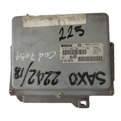 Peugeot 106 Citroen Saxo 1.1 ECU / 0261203736 / 96203998980 / MA3.1 / BOSCH