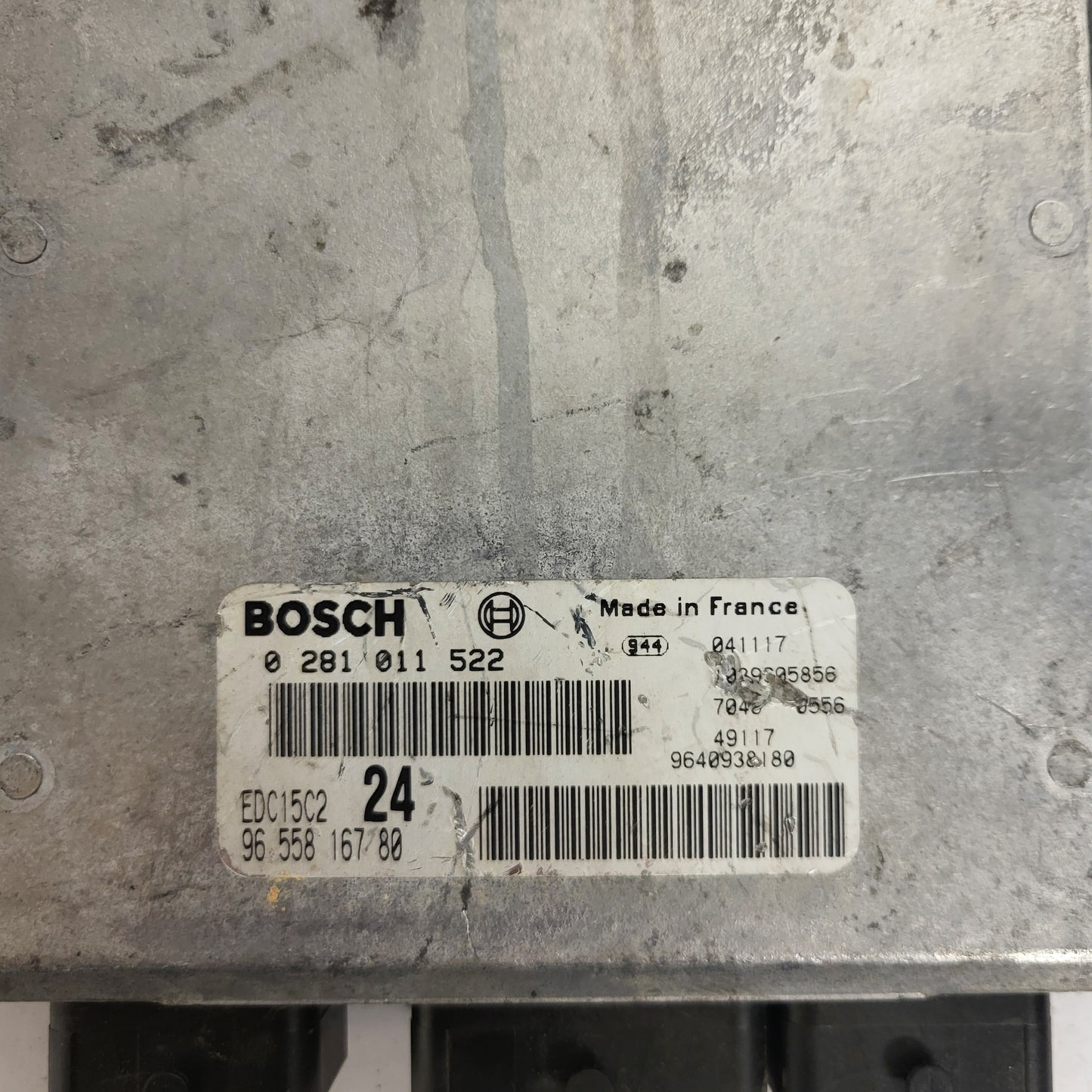 Fiat Ulisse 807 C8 ECU / 0281011522 / 9655816780 / 9640938180 / EDC15C2 / BOSCH