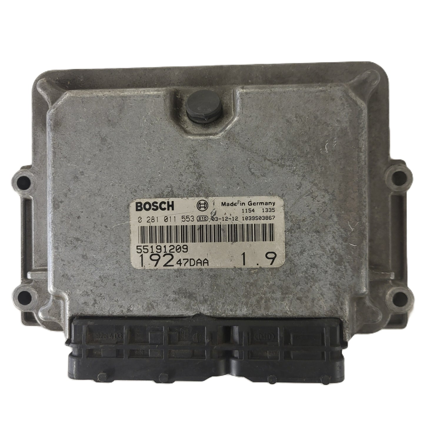 FIAT STILO 1.9 JTD ECU / 0281011553 / 55191209 / 19247DAA / BOSCH