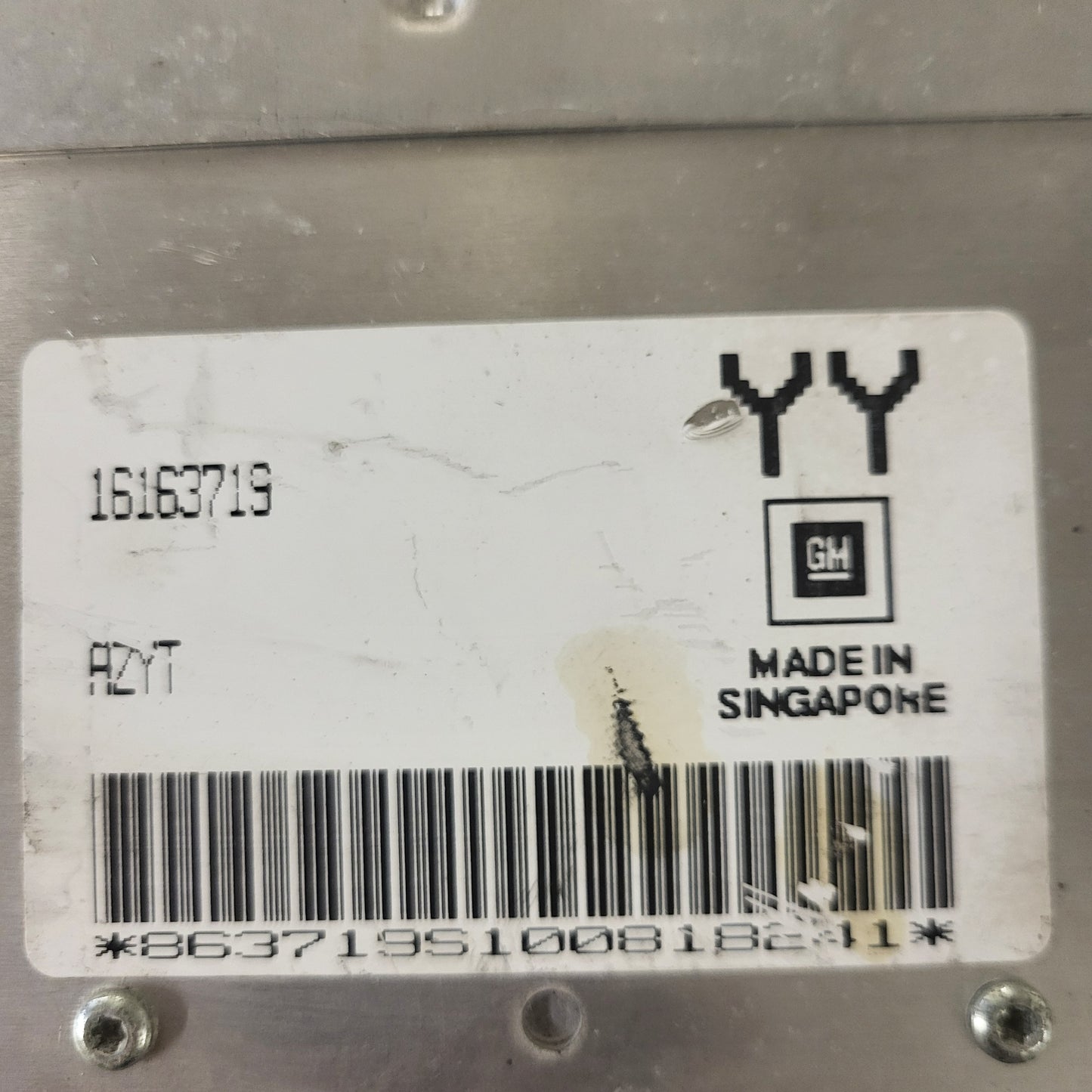 Opel Astra 1.4 ECU / 16163719 / AZYT / YY