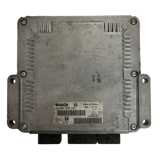 Peugeot 807 ECU / 0281012141 / 9661145280 / EDC15C2 / 9640938180 / BOSCH