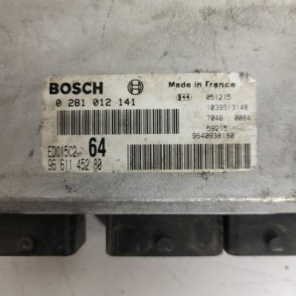 Peugeot 807 ECU / 0281012141 / 9661145280 / EDC15C2 / 9640938180 / BOSCH