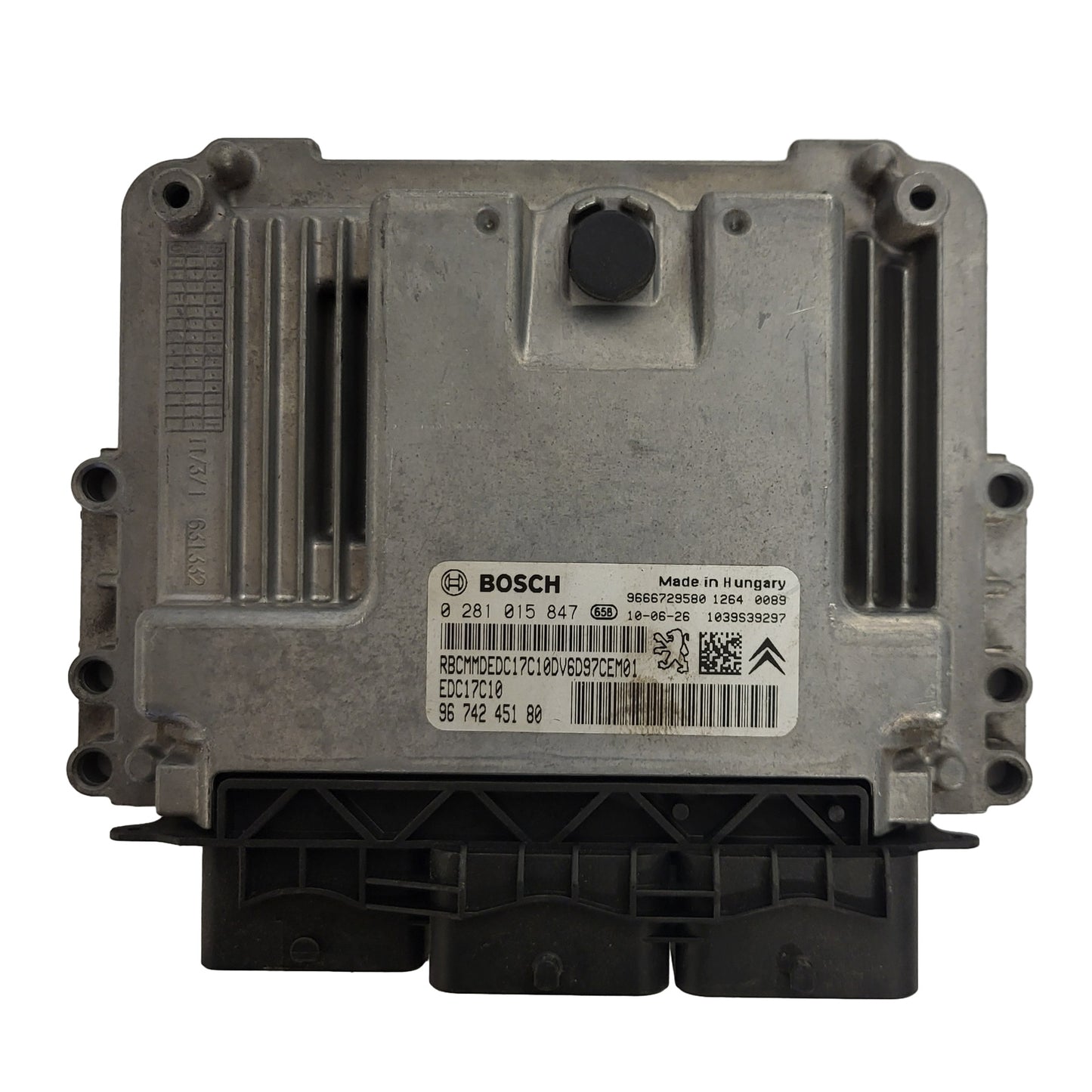 CITROEN ECU / 0281015847 / EDC17C10 / 9674245180 / 9666729580 / BOSCH