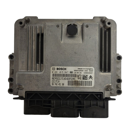 CITROEN ECU / 0281015847 / EDC17C10 / 9674245180 / 9666729580 / BOSCH