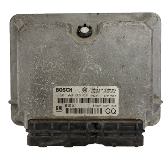 Opel Astra G 2.0 ECU / 0281001869 / 09133267 / BOSCH