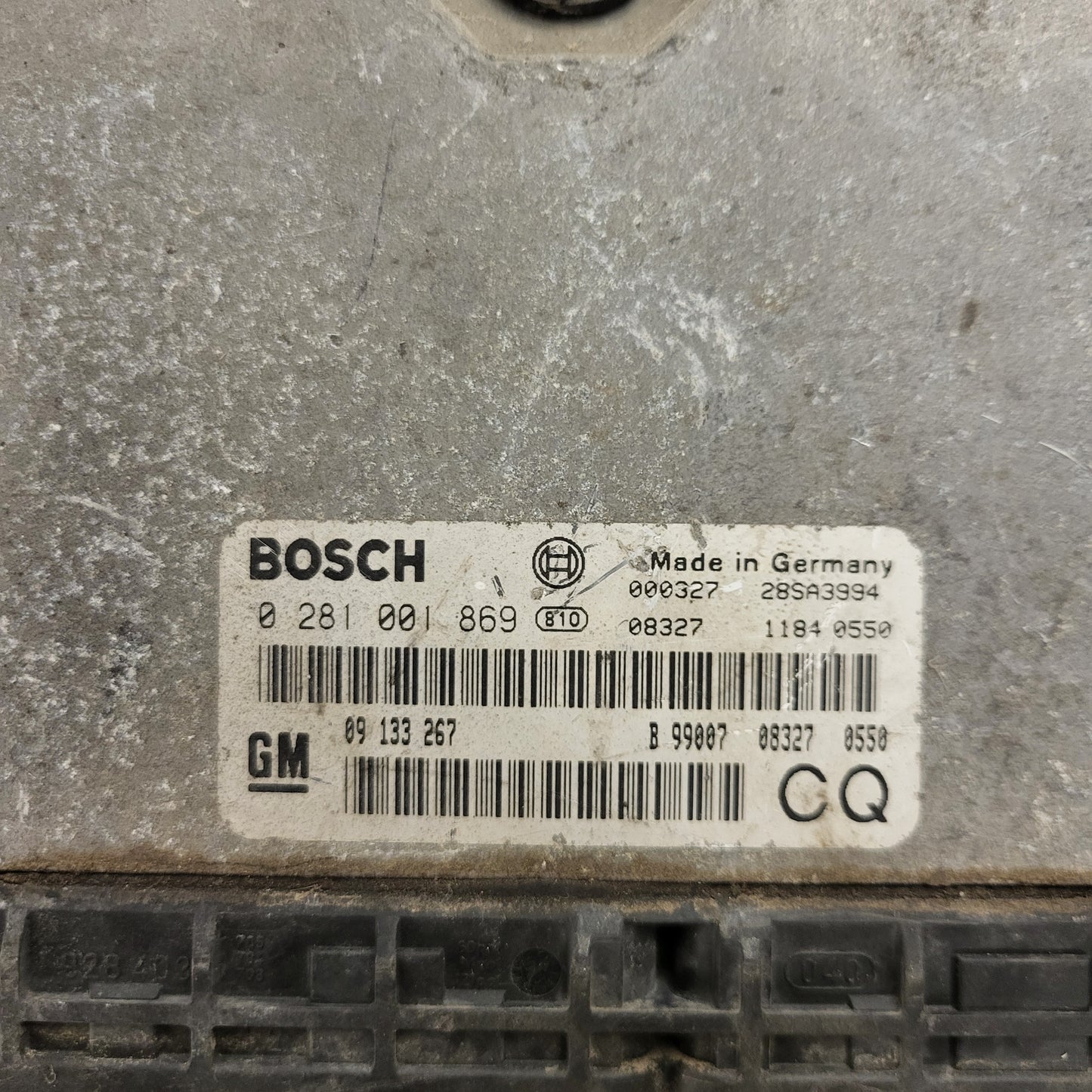 Opel Astra G 2.0 ECU / 0281001869 / 09133267 / BOSCH