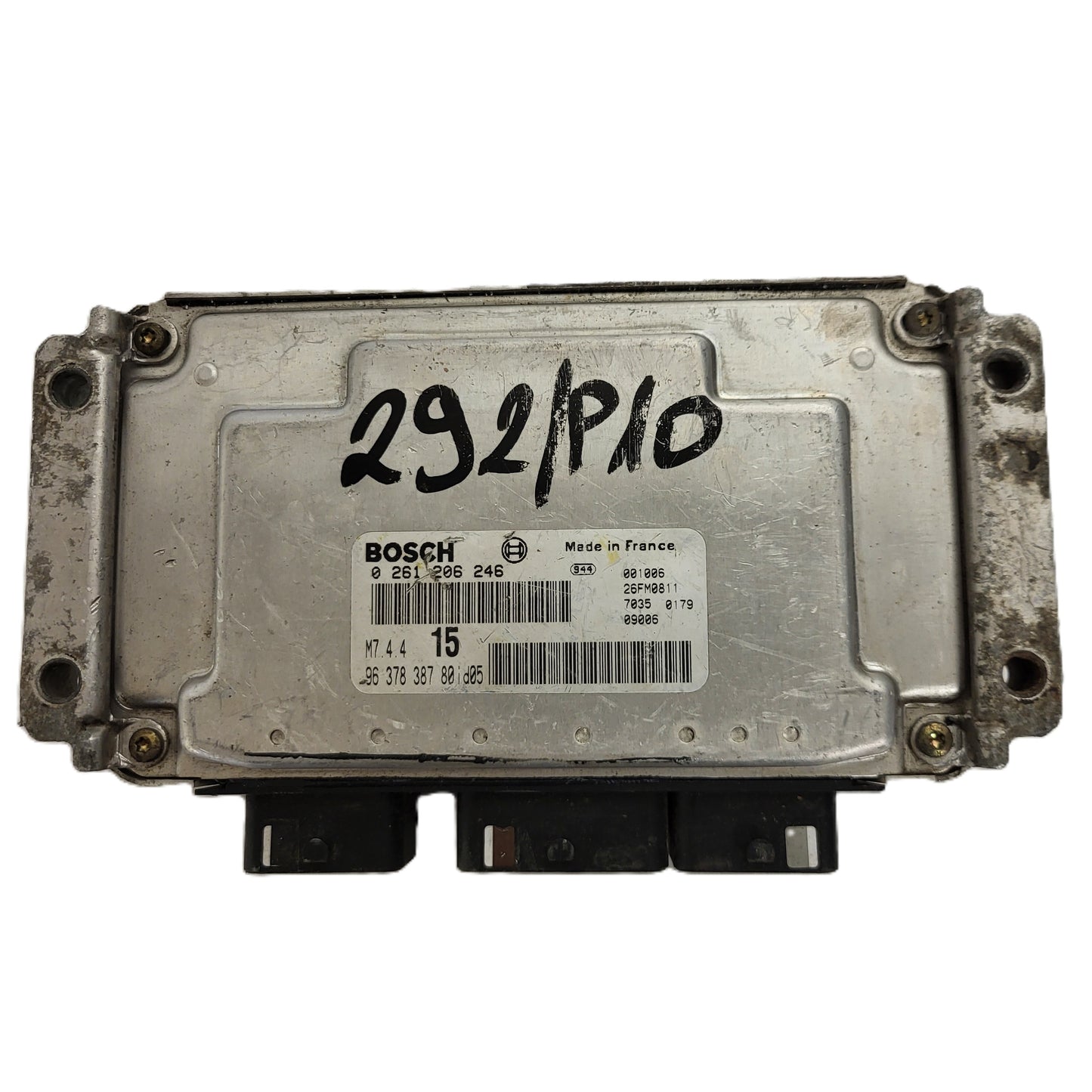 Peugeot Citroen ECU / 0261206246 / M7.4.4 / 9637838780 / BOSCH