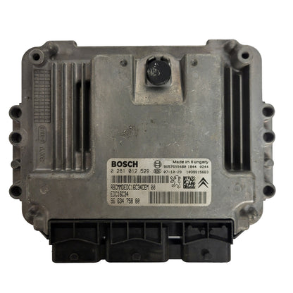 PEUGEOT CITROEN ECU / 0281012529 / 9663475880 / 9657699480 / EDC16C34 / BOSCH