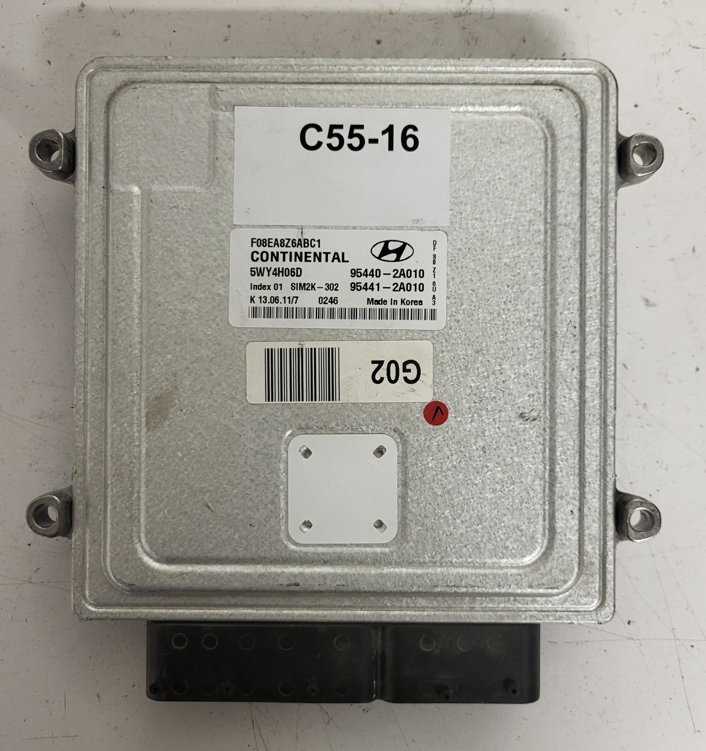 HYUNDAI ECU / 95440-2A010 / 95441-2A010 / 5WY4H06D / SIM2K-302 / INDEX 01