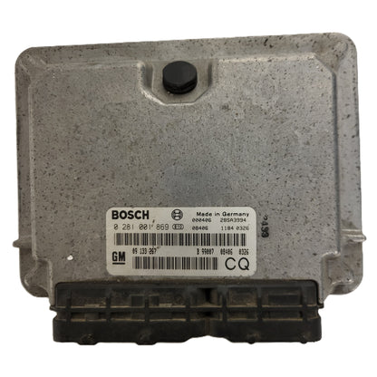 Opel Astra G 2.0 ECU / 0281001869 / 09133267 / BOSCH
