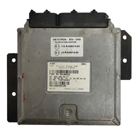 FIAT MULTIPLA BIPOWER ECU / 55196522 / 4100105 / C601 / METATRON