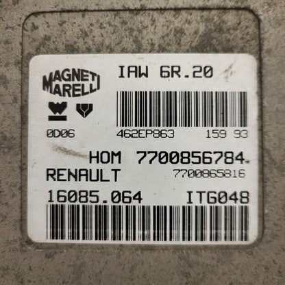 Renault ECU / 7700856784 / IAW 6R.20 / 7700865816 / 16085.064 / MAGNETI MARELLI